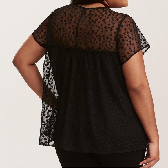 Star Mesh Blouse - Picture 5 of 5